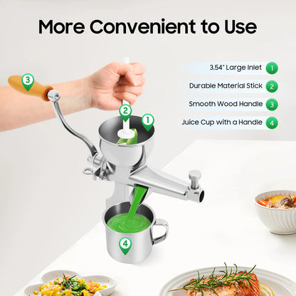 PurePress™ Manual Stainless Juicer