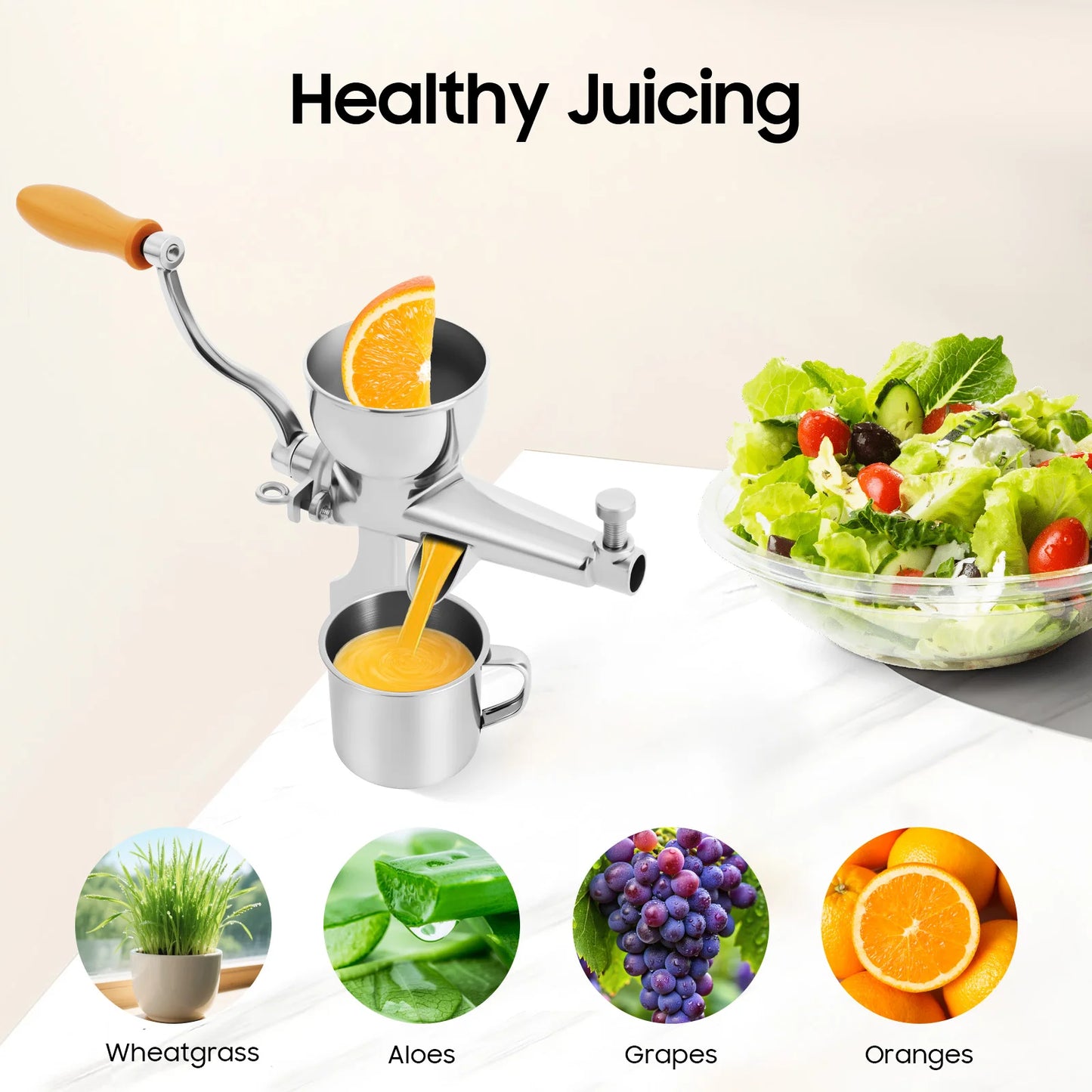 PurePress™ Manual Stainless Juicer